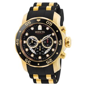 Relógio Masculino Pro Diver SCUBA Invicta 6981 Preto e Dourado