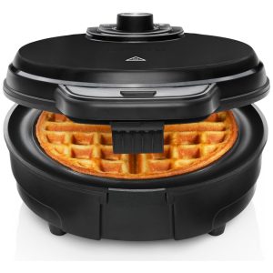 Máquina de Waffle Anti Overflow 4 Fatias 110v CHEFMAN Preto