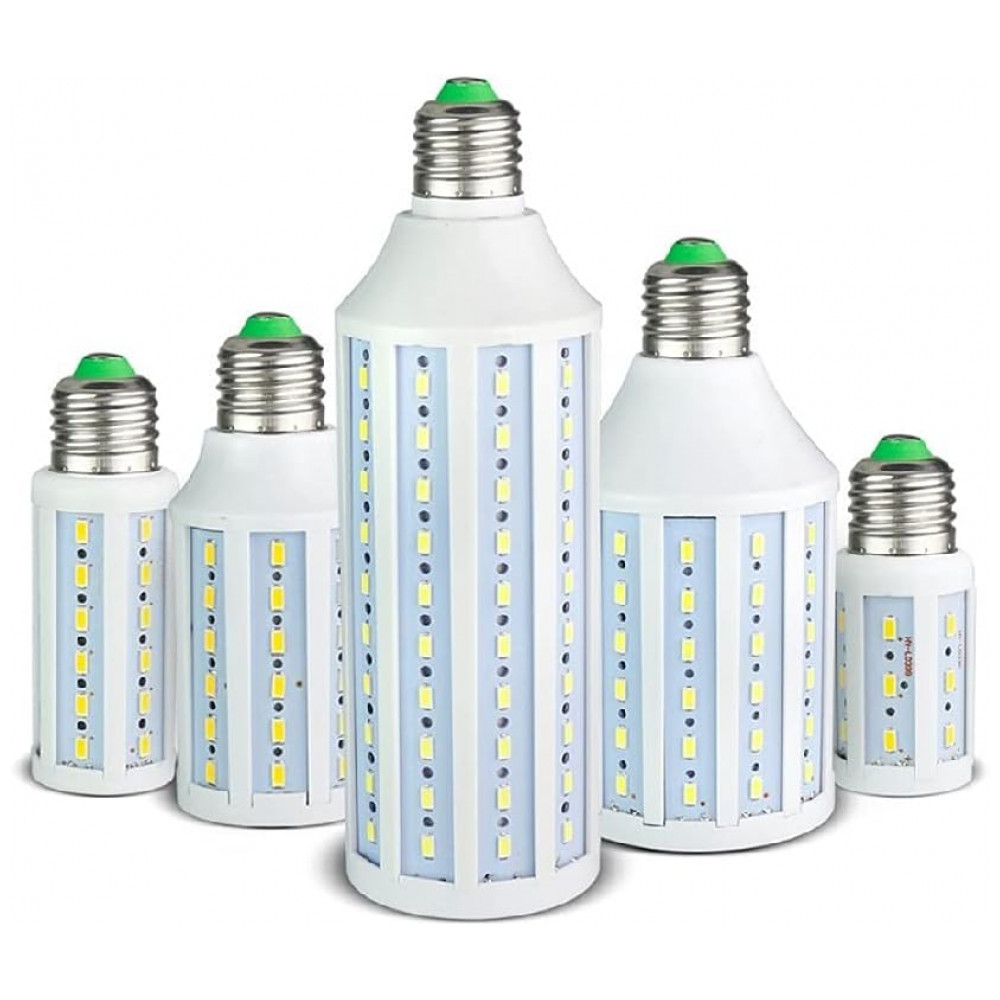 Lâmpada LED Milho YSJX 12W E27 5730SMD, Luz Branco Quente, Econômica para Casa, Escritório e Corredor - Iluminação Durável e Eficiente,Generic