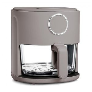 Fritadeira Elétrica Air Fryer COOK WITH COLOR marrom 38L Cesta de Vidro 6 Programas 1200W 110V