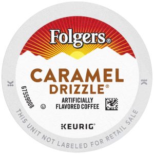 Cápsula de café Keuring Kcup Sabor Chuvisco de 96u FOLGERS Marrom