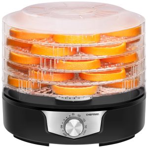 Desidratador de Alimentos com 5 bandejas 350W 110v CHEFMAN Preto