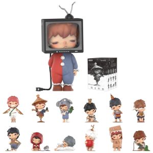 Blind Box Bonecos Surpresa da Coleção Hirono Mime da POP MART Caixa com Miniaturas Sortidas para Colecionar e Decorar Ideal para Presentear