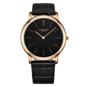 Relógio Masculino Stuhrling Ascot 601 Quartzo 38mm Preto