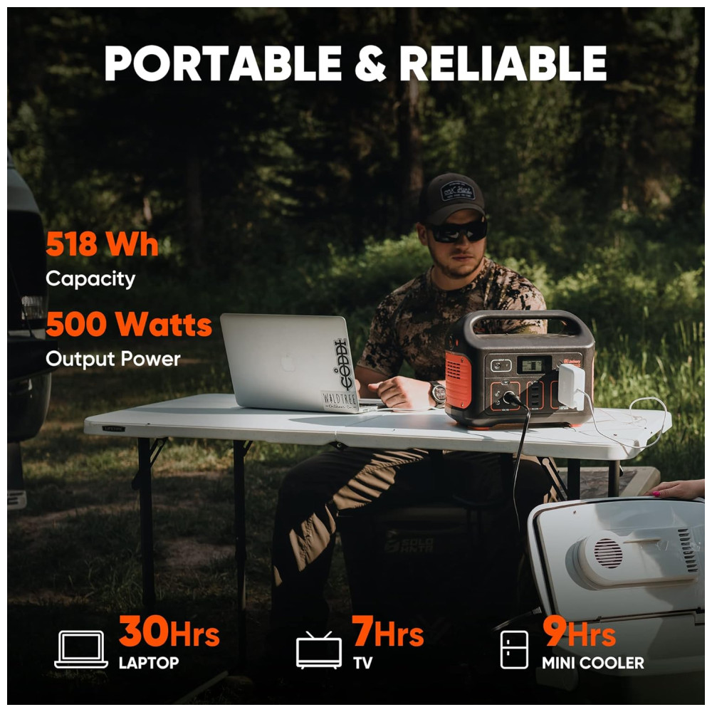 Jackery Gerador Acumulador de energia Elétrico Solar c USB portátil 100W 110V 1000W c 1 tomada - Imagem 3