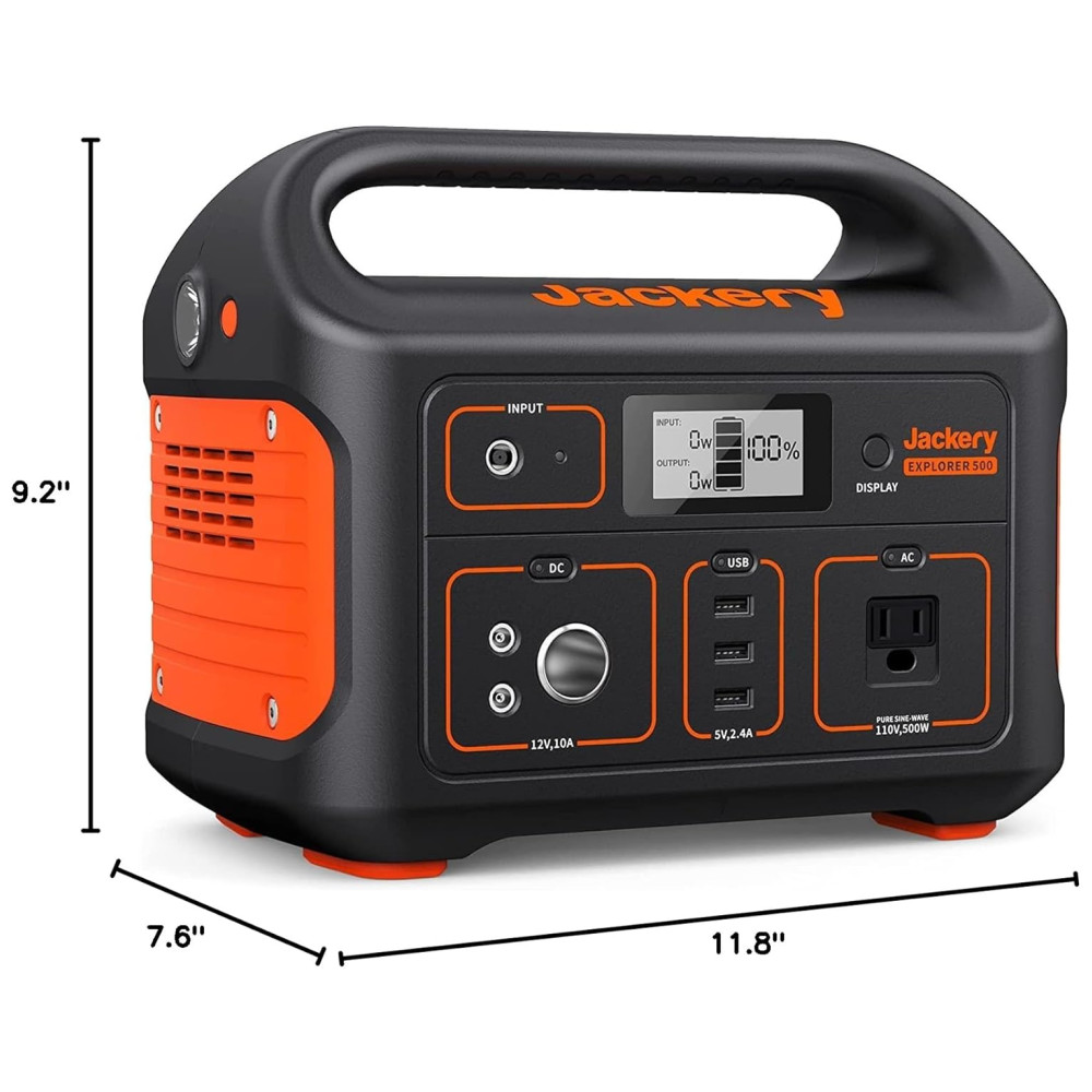 Jackery Gerador Acumulador de energia Elétrico Solar c USB portátil 100W 110V 1000W c 1 tomada - Imagem 6