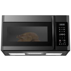 Micro-ondas BLACK+DECKER de Embutir com Ventilação e Cozimento Automático com um Toque 4814 litros Preto 1000 Watts EM044K6CF-BK OTR