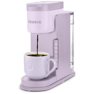 Cafeteira de Cápsulas Keurig KExpress Single Serve 3 Tamanhos de Preparo Botão Strong Reservatório Removível de 42oz Lavanda