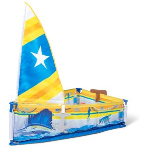Veleiro Infantil Explore Aventuras de Simulação de Barco com Âncora e Boia para Crianças Acima de 3 Anos Melissa & Doug