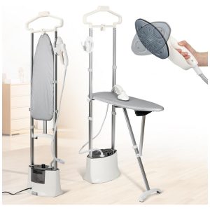 Moongiantgo SteamerPassadeira Vaporizador Comercial Vertical para Roupas com Tábua de Passar Dobrável