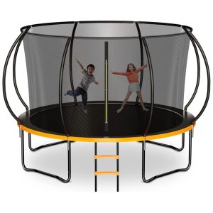 Cama Elástica Reforçada até 204 kg Tamanho 426 Metros Zevemomo Laranja