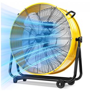 Ventilador Industrial com 3 Velocidades 110V 244W VIVOSUN Amarelo