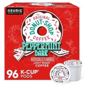 Cápsulas K Cup Keurig de dose única café torrado leve com sabor Pitada de Hortelã 96u1u2espresso THE DONUT SHOP Marrom
