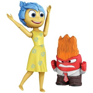 Conjunto de Personagens Alegria e Raiva Divertida Mente com Visual Exclusivo para Crianças de 3 Anos ou Mais