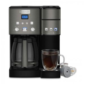 Cafeteira Elétrica Programável 12 Xícaras e Servidor de Café Em Aço Inoxidável Automática Cor escuro CUISINART SS 15BKS Cinza escuro