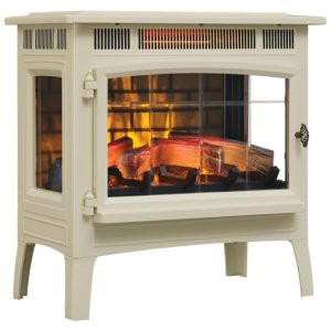 Lareira Elétrica Portátil Área 92m2 DURAFLAME DFI 5010 Creme