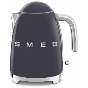 Chaleira Elétrica Retrô 17 Litros em Aço Inoxidável 110V 1400W SMEG 50s Cinza Ardósia