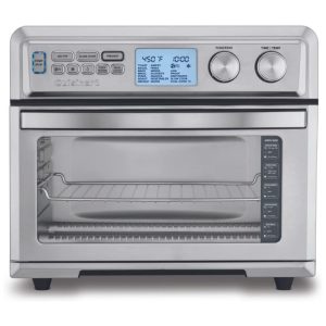 Forno Elétrico de Bancada com Tela LCD e Controle de Temperatura e Temporizador 110V 1800W Cuisinart TOA 95 Prata
