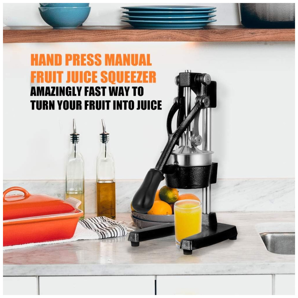 Gowintech Espremedor Manual Profissional Aço Inoxidável Preto - Imagem 2