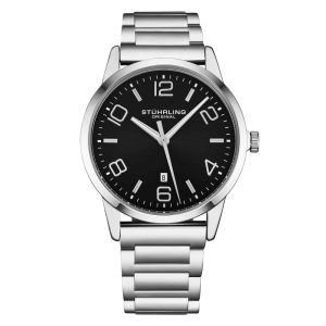 Relógio Masculino Stuhrling Diretiva 4021 Quartzo 42mm Prata