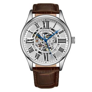 Relógio Masculino Stuhrling Atrium 3942 Quartzo 42mm Marrom