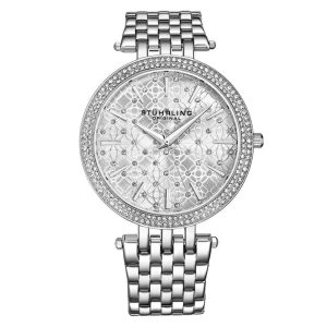 Relgio Stuhrling Soiree 3962 Clssico Prata 39mm