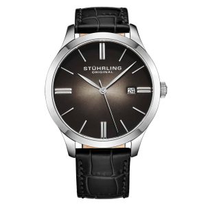 Relógio Masculino Stuhrling 4014.1 Quartzo 42mm Preto