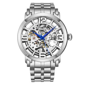 Relógio Masculino Stuhrling 3964.1 Automático 44mm Prata
