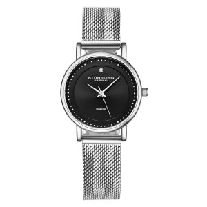 Relógio Feminino Stuhrling Elite 4005 Quartzo 29mm Prata Clássico