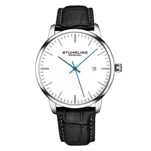 Relógio Masculino Stuhrling 3997.1 Quartzo 40mm Preto Clássico