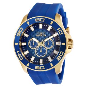 Relgio Invicta masculino profissional 50mm azul resistente e elegante.