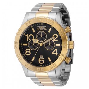 Relógio Masculino Invicta Specialty Pulse 50mm Dourado Aço 40602