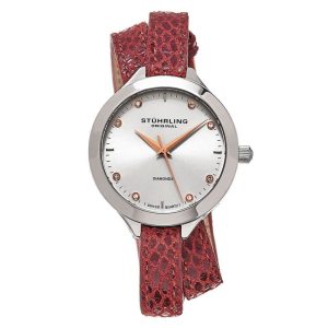 Relógio Feminino Stuhrling Vogue 624 Quartzo 38mm Vermelho