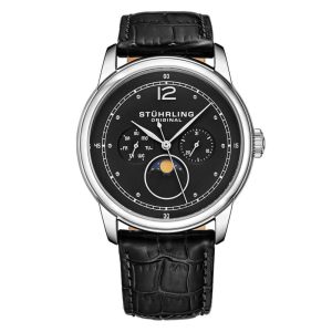Relógio Masculino Stuhrling Celestia 898 Quartzo 39mm Preto