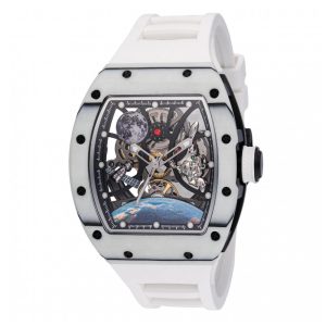 Relógio Masculino Automático Invicta S1 Rally Interstellar com Mostrador Esqueleto 41mm Branco 49012