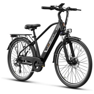 Bicicleta Elétrica Jasion Roamer para Adultos com Motor de Pico de 1200W e Bateria Removível de 528Wh Autonomia de até 96km 45km/h E-Bike Urbana A