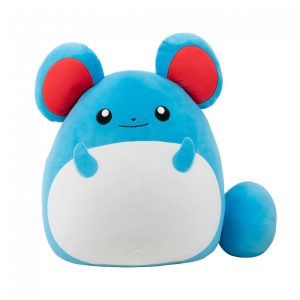 Pelúcia Squishmallows Pokémon Marill jumbo 51cm original super macia para abraçar