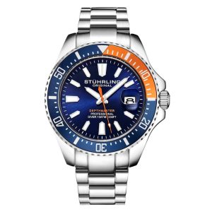 Relógio Masculino Stuhrling 3950A Quartzo 42mm Prata