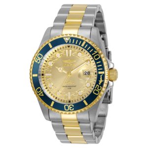 Relógio Pro Masculino - 43mm. Aço. Ouro 30022