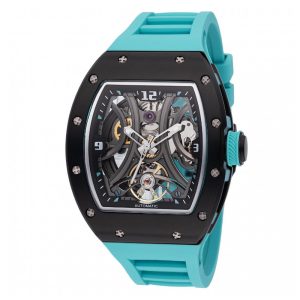 Relógio Masculino Invicta S1 Rally Automático com Mostrador Esqueleto 41mm Azul Claro 49022