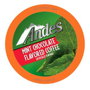 Cápsulas de café de chocolate e menta para cafeteiras Keurig 40 unidades ANDES TR AMC40 Marrom