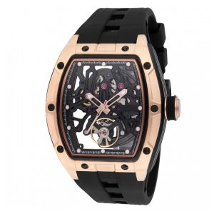 Relógio Masculino Automático Invicta S1 Rally Orberus com Mostrador Esqueleto 44mm Preto 49032