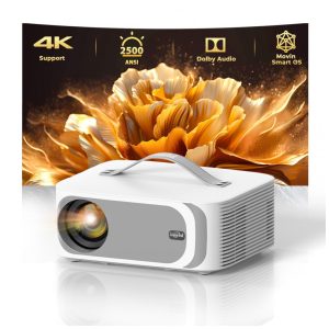 Projetor Smart Lisowod Branco 2500 ANSI 4K Movin 2.0 L61Pro 110V