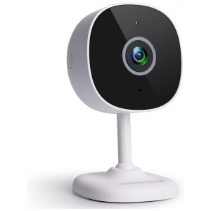 Câmera de Segurança Interna 1080p com Visão Noturna e Detecção de Movimento Konnek Stein ePRO CC01 Branca