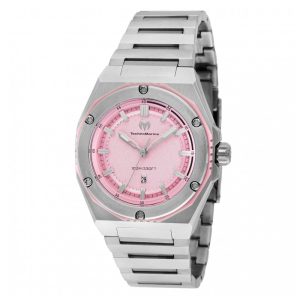 Relógio Feminino TechnoMarine Coral Coral Legacy 36mm Aço TM416042