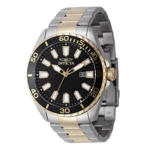 PRO MEN SLISTRA - 46mm. Ouro. Aço 47342