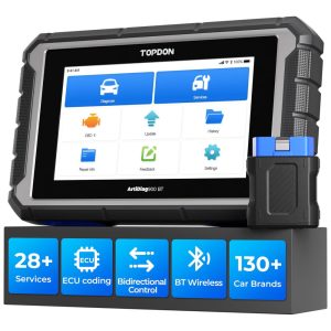 Scanner OBD2 TOPDON AD900BT com Recursos Avançados e Codificação ECU 28 Serviços Diagnóstico Completo - 2 Anos de Atualizações