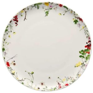 Conjunto de Pratos para Salada de 215 cm Mais Elegância em Sua Mesa com 4 Peças Formato Redondo e Material de Porcelana Rosenthal Colorido