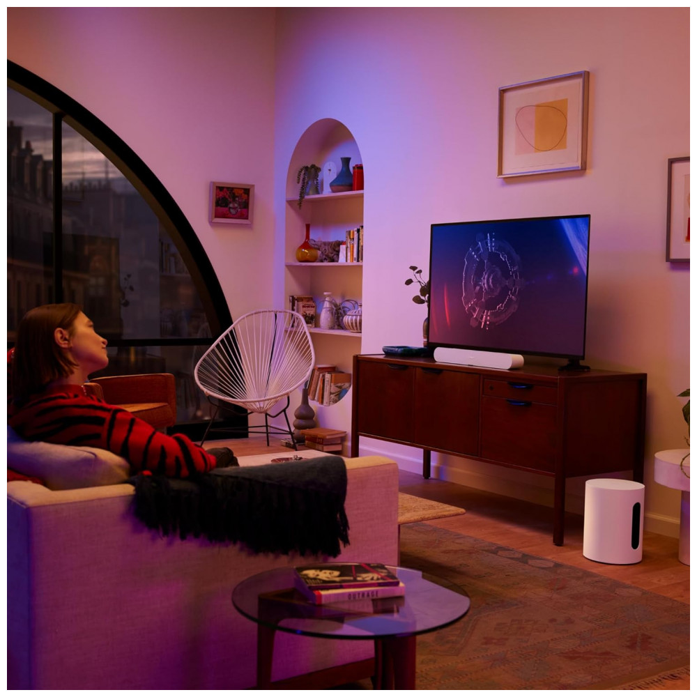 Sonos Sub Mini Subwoofer Wireless Compacto com Graves Potentes, Design Elegante e Acabamento Fosco – Branco - Imagem 7