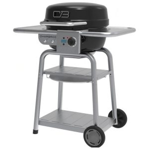 Churrasqueira Elétrica Char-Broil Bistro Pro com Grelha e Grill Modo Carvão Preta